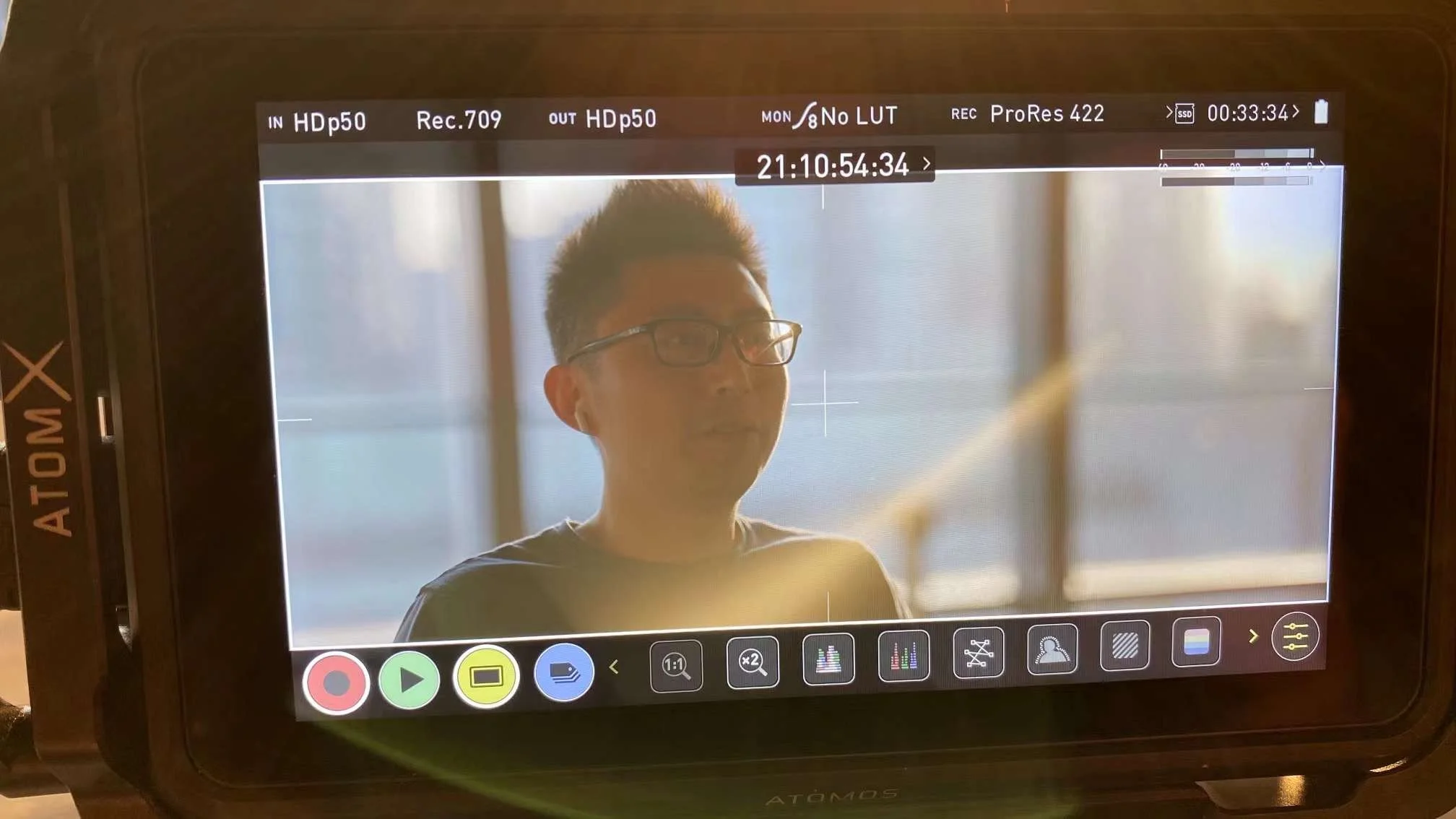 On set photo